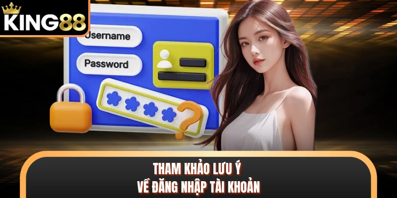 Tham khảo lưu ý về đăng nhập tài khoản